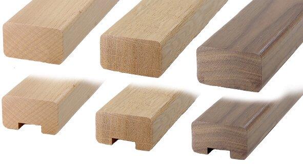 Actual product image OK-Line Wooden rectangular handrails (Solid wood)
