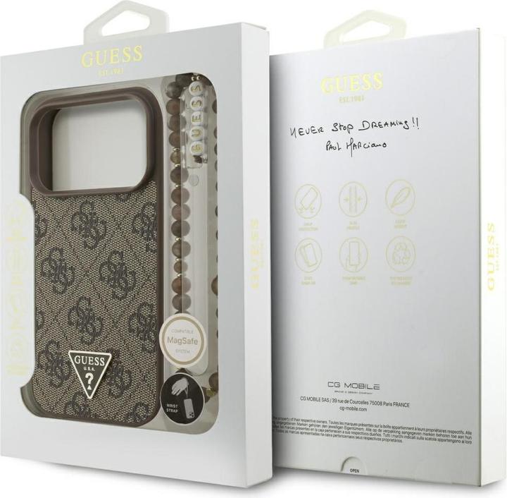 Produktbild Guess - Hardcase 4G - iPhone 17 Pro - Brown (Apple iPhone 17 Pro)