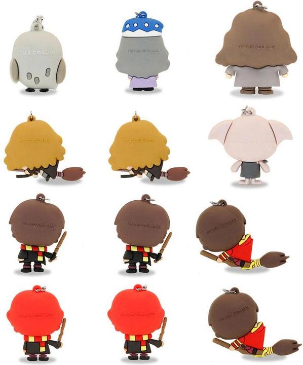 Karactermania Set of 12 Keychain Vinyl Figures Assorted HP