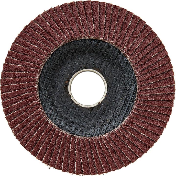 Werkzeugstore24 10x flap disc 115 mm curved aluminium oxide K 60 (60)