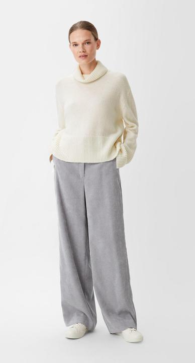 Produktbild Comma Strickpullover Strickpullover mit breiter Rippblende (40)