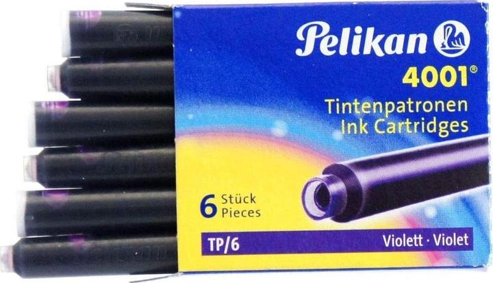 Actual product image Pelikan Standard ink cartridges 4001 (Violet, 6 pcs.)