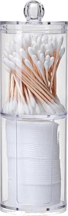 Actual product image Vanessa Beauty Cotton Pad Organizer clear