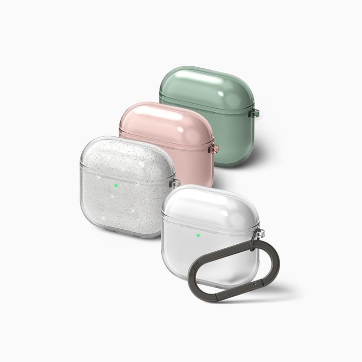 Image du produit Ringke Étui Air pour Apple AirPods 4 - Paillettes transparentes (Sac pour écouteurs)