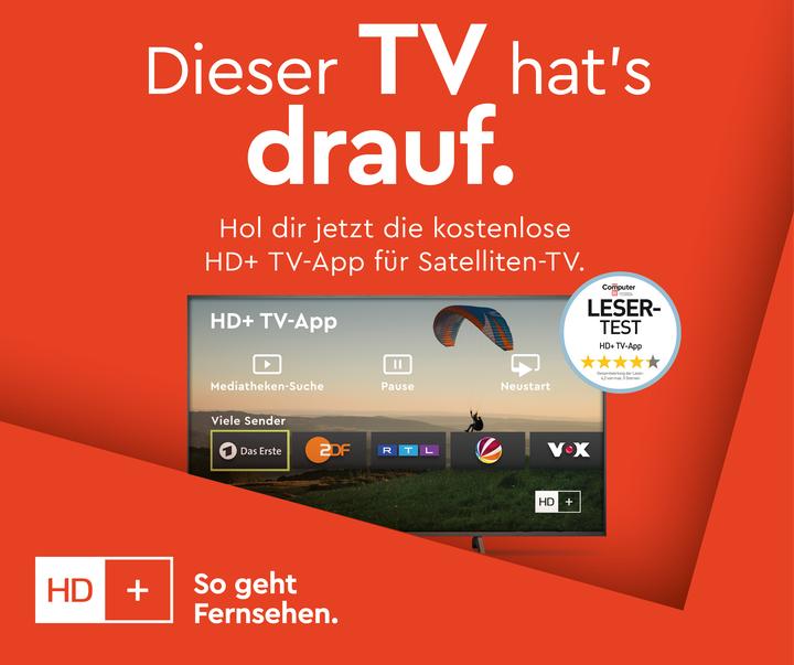 Produktbild JVC QLED Fernseher 55 Zoll Smart TV VIDAA LT-55VDQ6555 4K UHD TV Dolby Vision HDR Triple-Tuner (55", QLED, 4K)