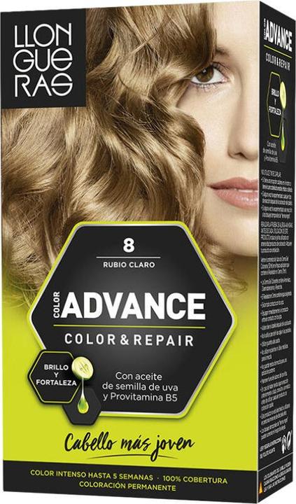 Produktbild Llongueras COLOR ADVANCE #8-rubio claro (8 Light Blond)