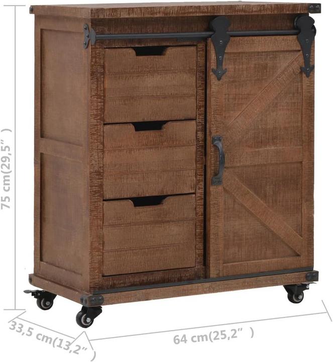 Produktbild vidaXL Sideboard (33.50 x 29 x 75 cm)