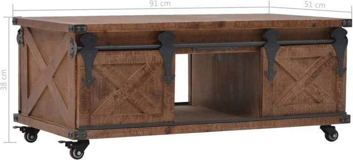 Immagine prodotto vidaXL Couchtisch (91 x 51 x 38 cm)