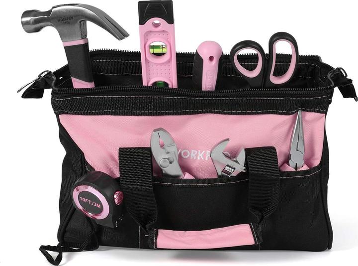 Image du produit Workpro Kit d'outils rose (106 pièces)