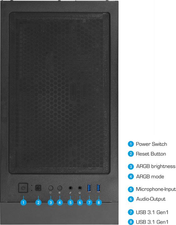 Produktbild Ankermann Highscore Gaming V3 (1000 GB, 32 GB, GeForce RTX 5070)