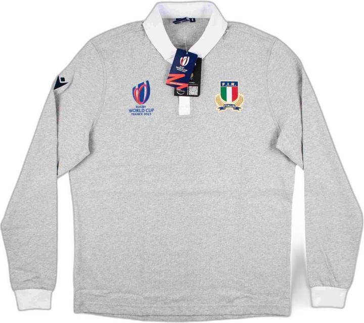 Image du produit Macron Maillot Italie Rugby FIR Merch RWC (S)