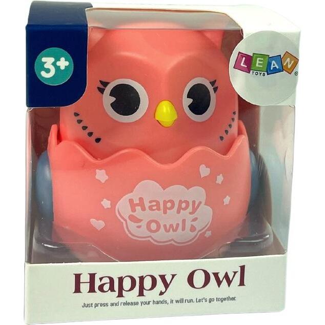 Lean Toys Baby Eule Plastik-Eule Spielzeug Dekoration Figur Flügel Sensoren, Grösse:UNIVERSAL