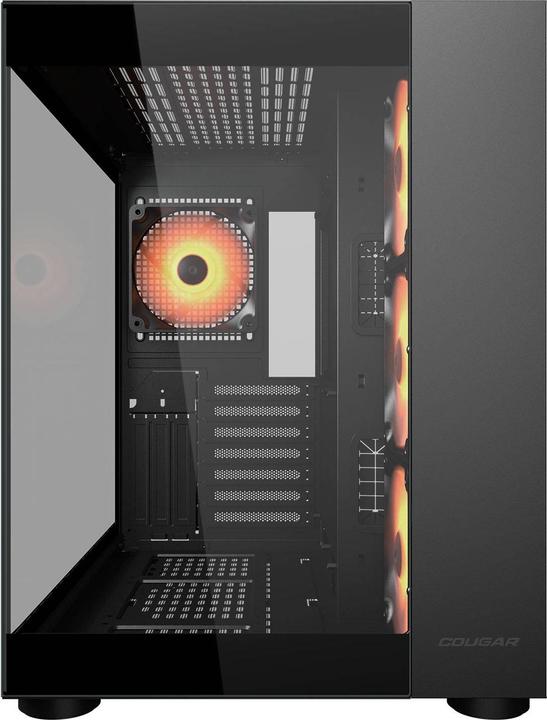 Actual product image Cougar Boitier Moyen Tour ATX FV150 RGB avec panneaux vitrés (Noir) (mATX, Mini-ITX, ATX)