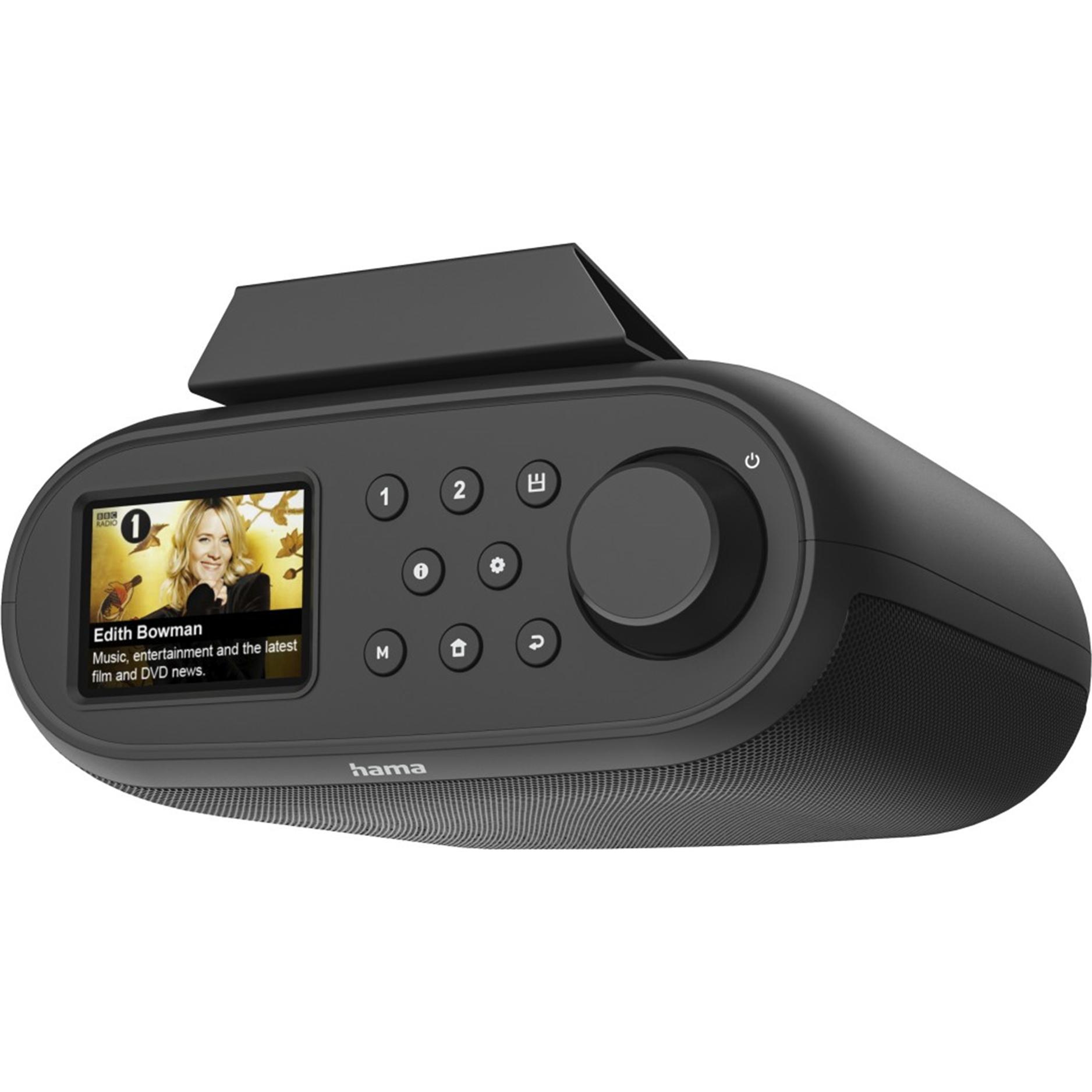 Hama DIR400 (DAB, DAB, FM, Bluetooth, SOTTOCORSO, WiFi), Radio, Nero
