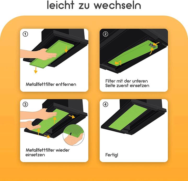 Europart Kohlefilter passend für Miele DKF13-1 6485741 477x115mm für Dunstabzugshaube