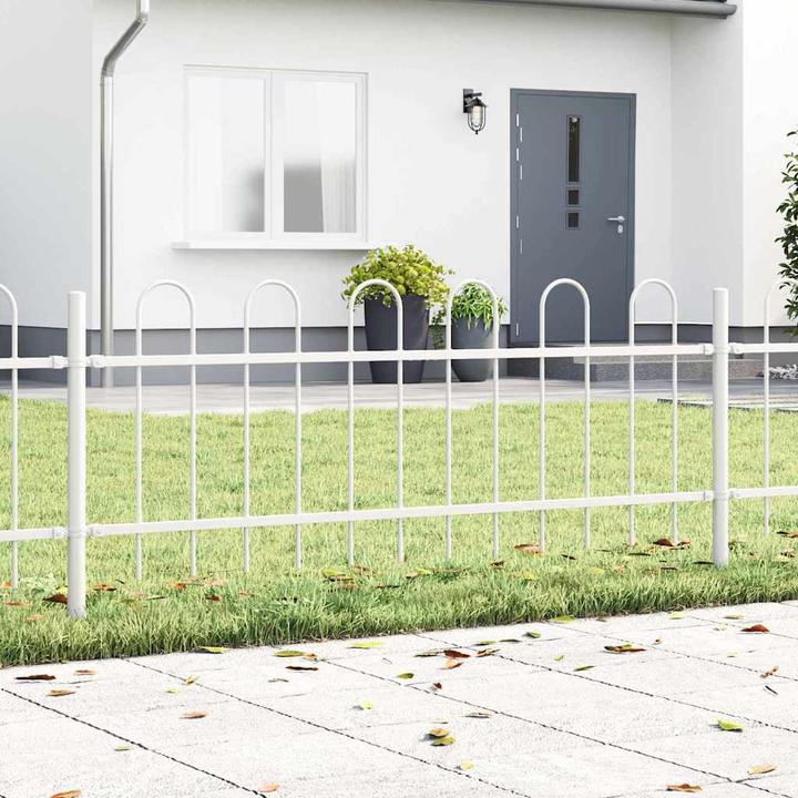 Image du produit VidaXL Clôture de jardin blanche