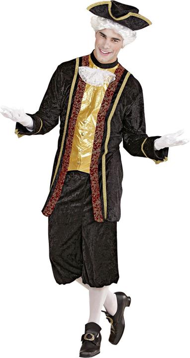 Actual product image Widmann Venetian nobleman with tunic with jabot, trousers, hat (S)