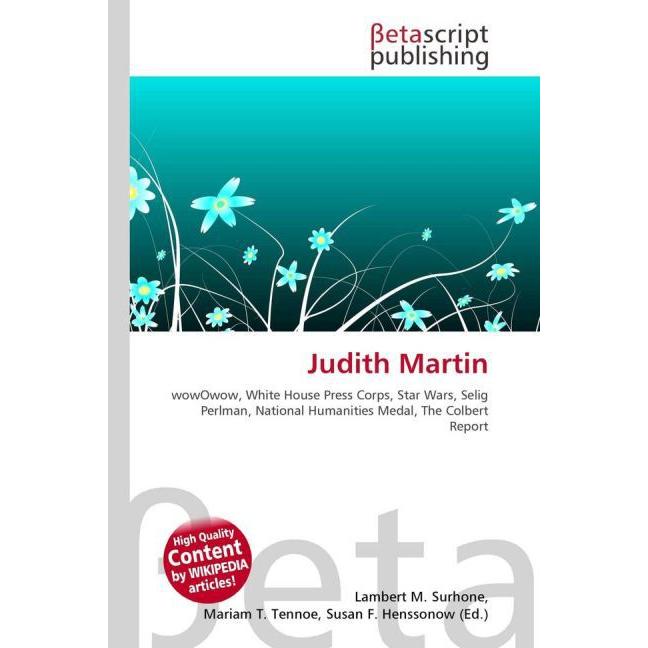 Judith Martin, Fachbücher