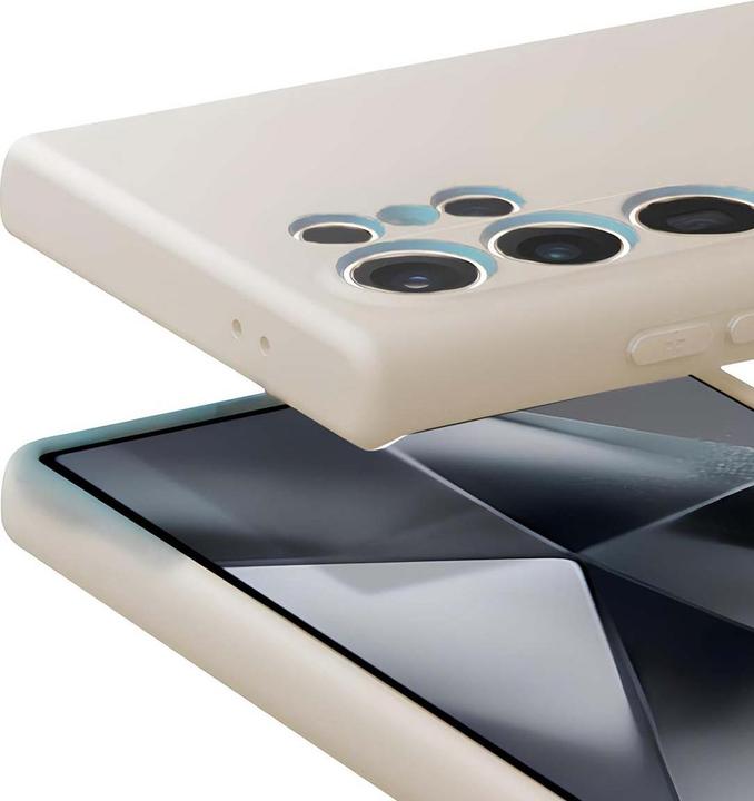 Actual product image Crong Colour Cover - Cover for Samsung Galaxy S24 Ultra (beige) (Samsung Galaxy S24 Ultra)