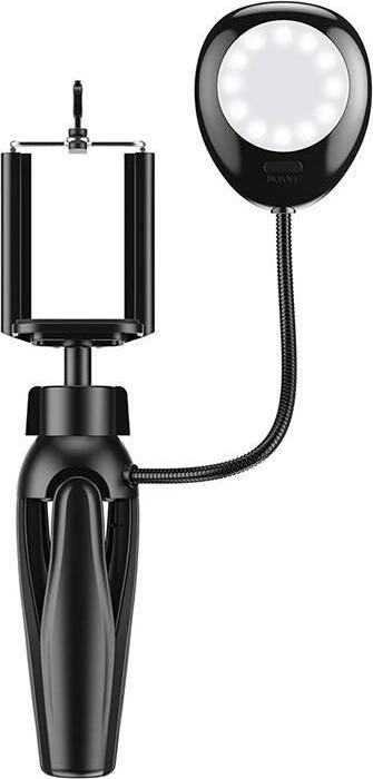 Immagine prodotto Apexel Supporto per telefono/treppiede APL-JJ21FL con luce LED (nero)