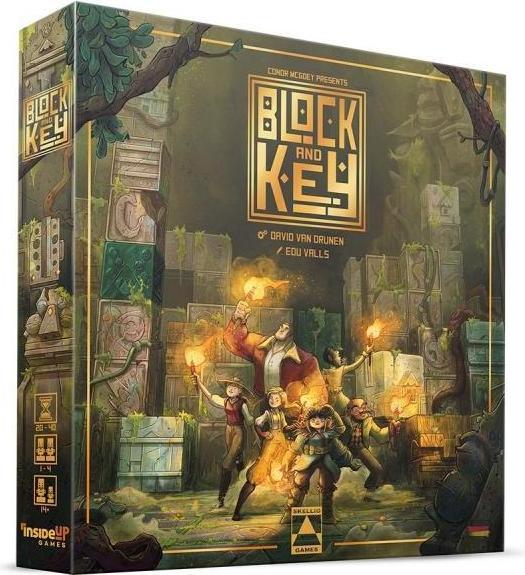 Actual product image Skellig Games SKED0025 - Block and Key, board game, for 1-4 players, from 14 years (DE edition) (German)