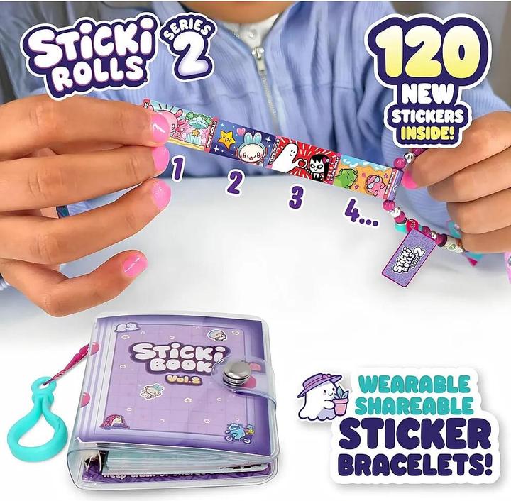 Image du produit Jazwares Sticki Rolls Sticki Book Pack W2