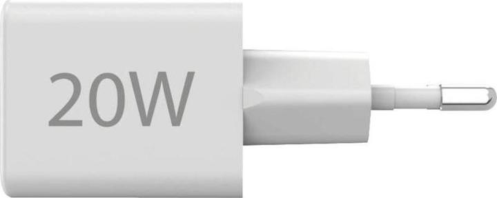 Produktbild Hama Schnellladegerät, 1*USB-C PD, 1*USB-A QC, Mini-Ladegerät, 20W, Weiss (20 W)