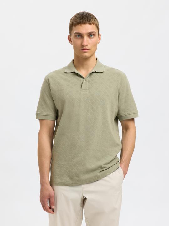 Actual product image Selected Jacquard Polo shirt (L)