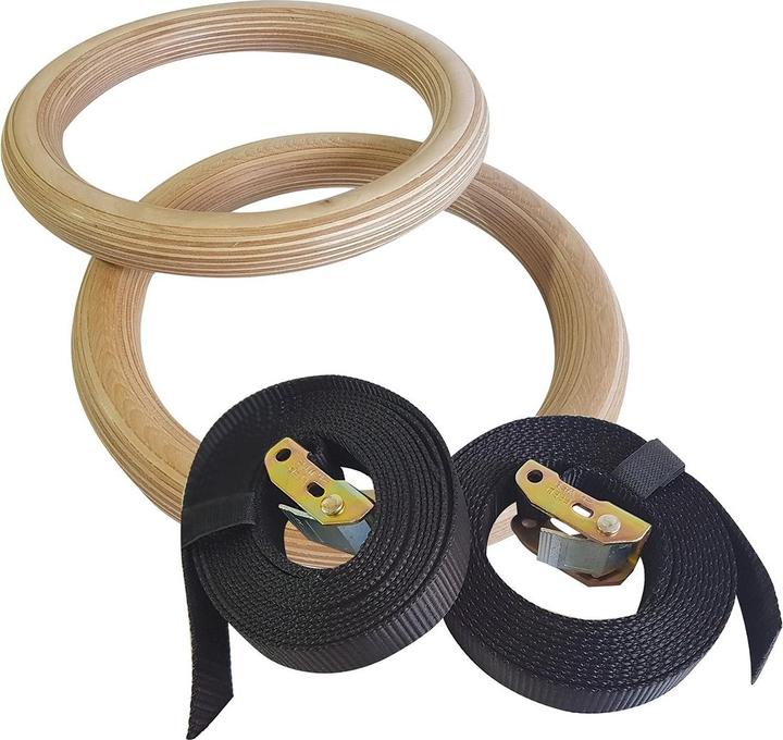 Sveltus Wooden Gym Ring