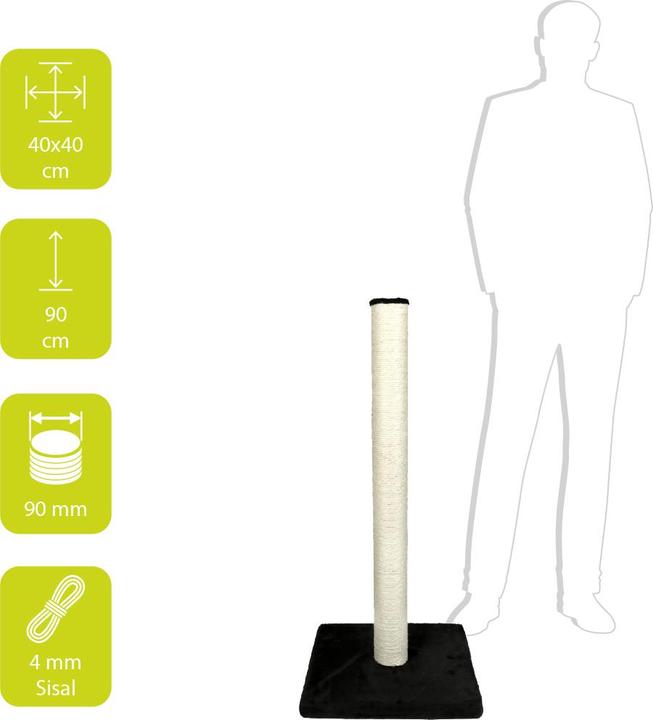 Actual product image EBI Classic Tree Highpost (90 cm, Black)
