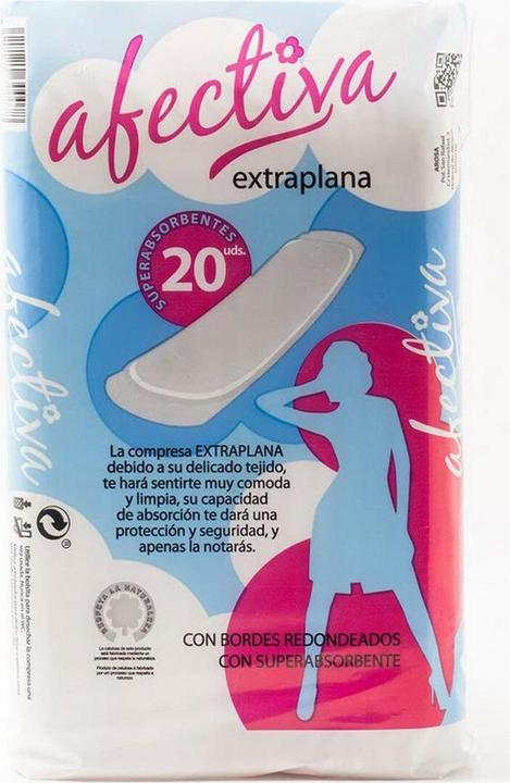 Afectiva Ultra thin bandages Compak (20 uds) (Intimate wipes)