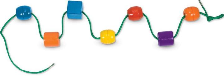 Actual product image Melissa & Doug First wooden beads to string