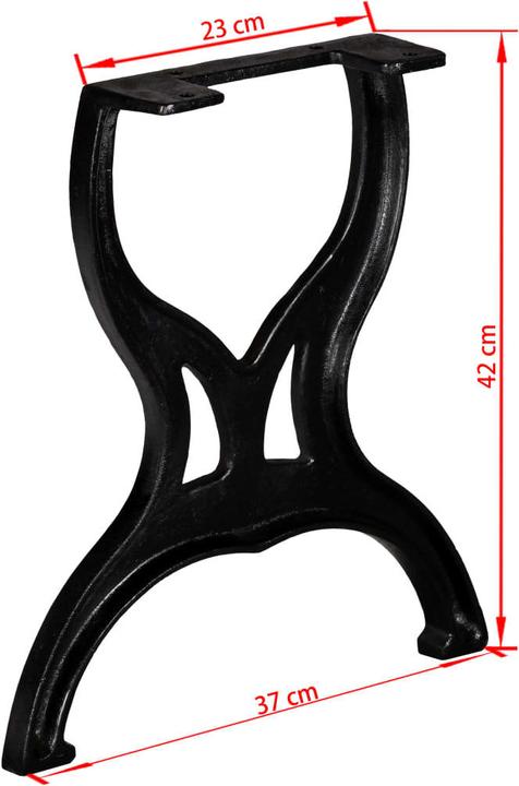 Actual product image vidaXL Bankbein