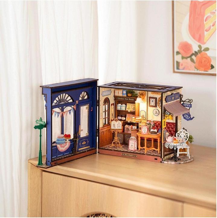 Actual product image Robotime Tea room kit