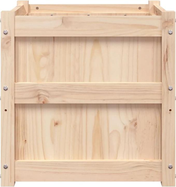 Image du produit vidaXL Bac à plantes 50x50x50 cm pin massif,Matériau