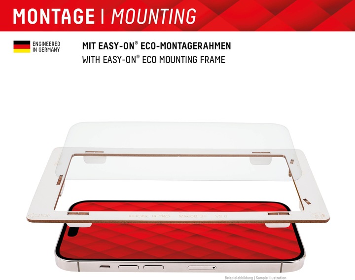 Actual product image Displex Real Glass, 2D Panzerglas (1 Piece, Samsung Galaxy S22+, Samsung Galaxy S23+)