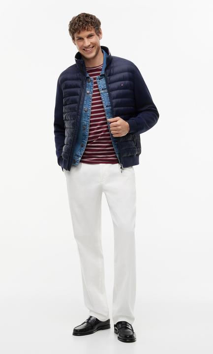 Produktbild Tommy Hilfiger Felpa con Zip e Collo a Mezza Zip in Tessuto Misto (L)