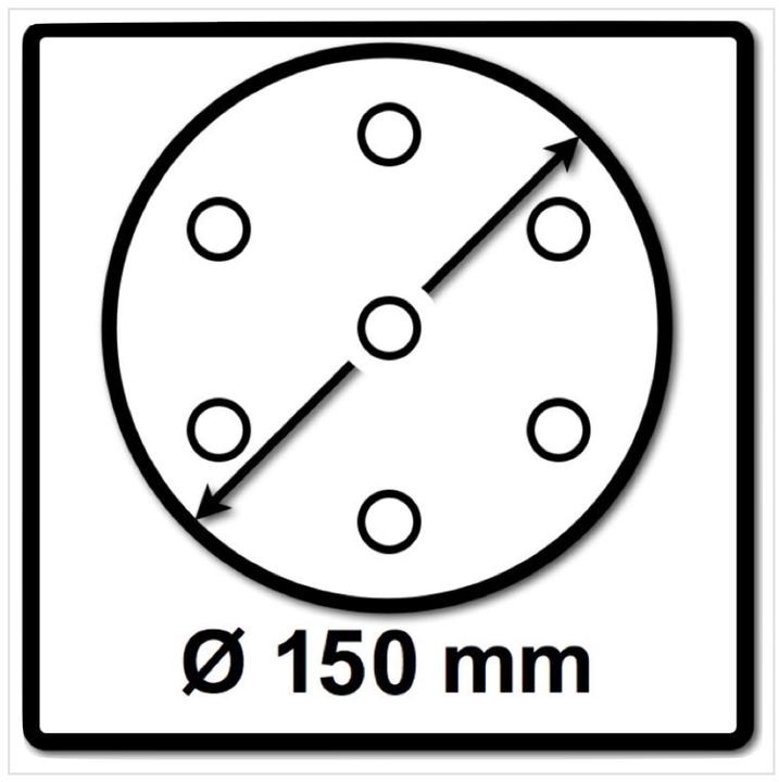 Actual product image Makita 2x sanding disc soft for random orbital sander / grinder 150 mm M8 ( 196684-1 ) (Soft)