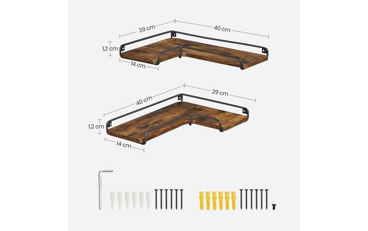 Actual product image Vasagle Dorian (40 x 29 x 4 cm)