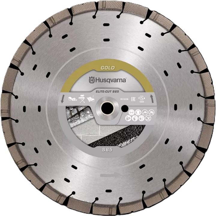 Produktbild Husqvarna 599494821 Elite-Cut S65 Exo Grit Diamant-Sägeblatt Nass/Trocken-Schleifmittel 350x20,0 mm
