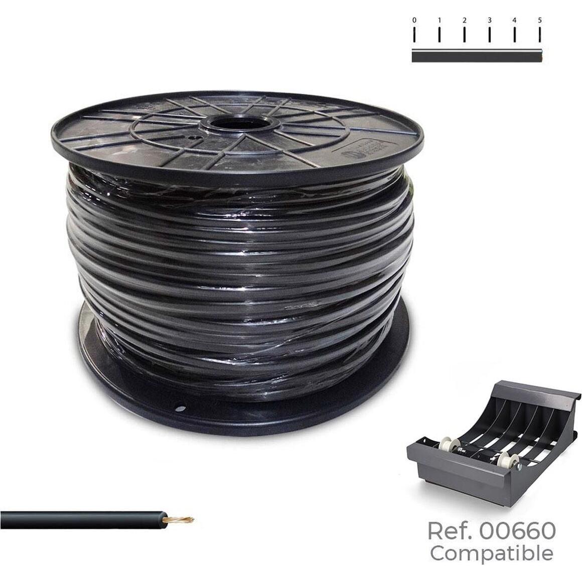 Sediles, Tubo + Canalina per cavi, Elektrische Einzelleitung Schwarz 400 M H07Z1-K Spule (400 m)
