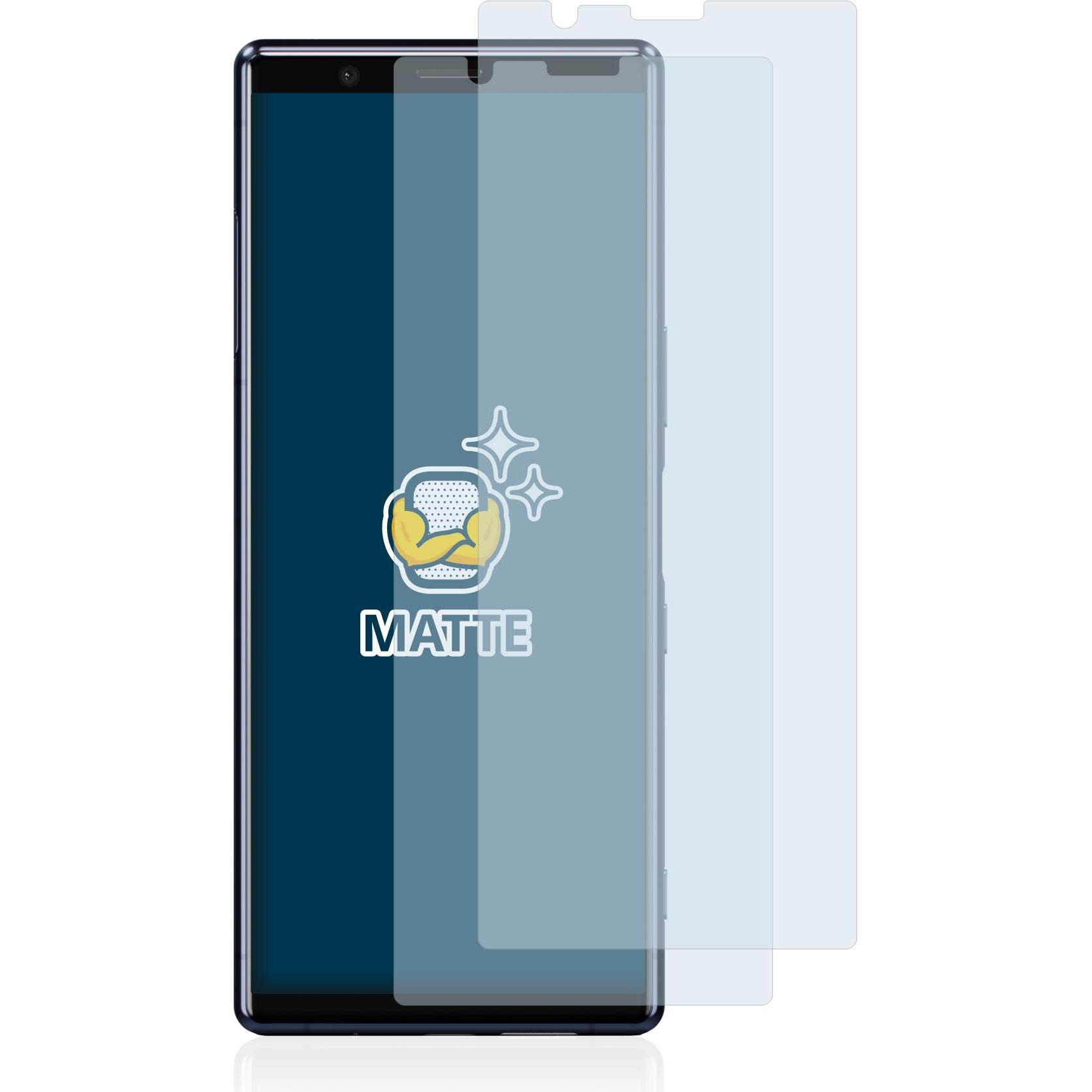 Thumbnail - BROTECT Entspiegelungs-Schutzfolie Displayschutz Matt (2 Stück, Sony Xperia 5), Smartphone Schutzfolie, Grau