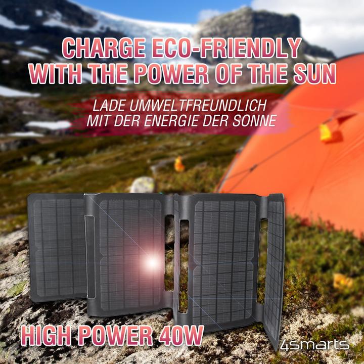 Produktbild 4smarts Solar Panel (40 W, 1.40 kg)