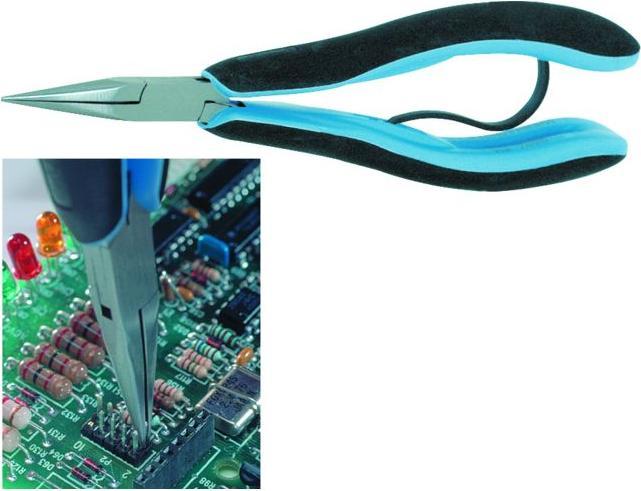 Actual product image Lindstrom R) snipe nose serrated plier (158.50 mm)