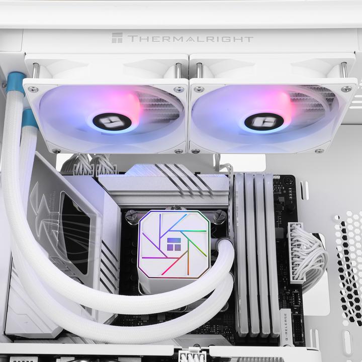 Actual product image Thermalright AQUA ELITE 240 WHITE ARGB V3 computer cooling system Processor Liquid cooling kit 1...