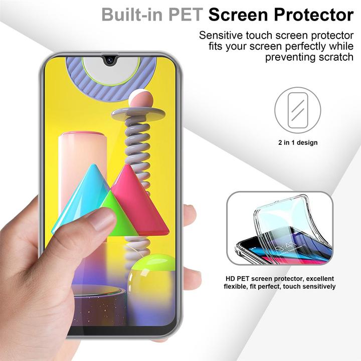 Actual product image Cadorabo TPU 360 Degree Case Cover (Samsung Galaxy M31)