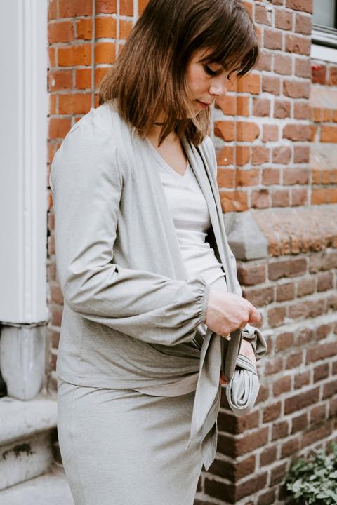 Actual product image Baby's only Babys Only maternity wrap top Glow, hazel brown (L)