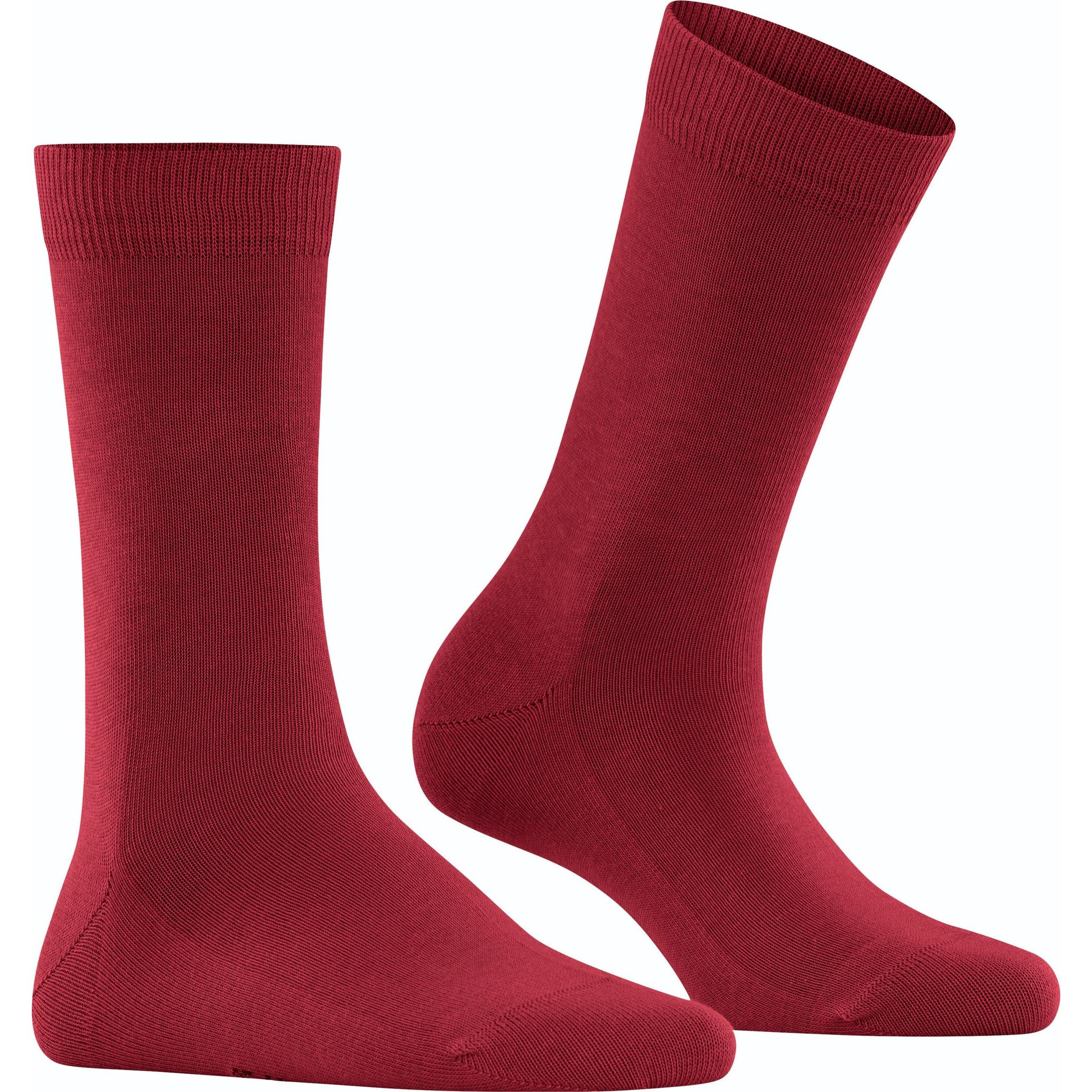 Falke, Damen, Socken, Family SO, Rot, (Einzelpack, 35 - 38)