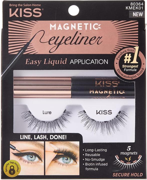 Actual product image KISS Magnetic Eyeliner & Lash Kit (Artificial eyelashes)