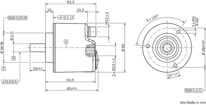 Actual product image Sick Absolute Encoder, 262144 ppr, Ethernet IP Signal, Solid Type, 10mm Shaft